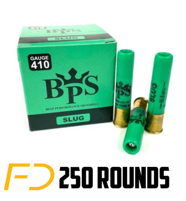BPS .410 BORE, 2-1/2in. 4/15oz. Slug - 25 Rounds [MPN: 410S]