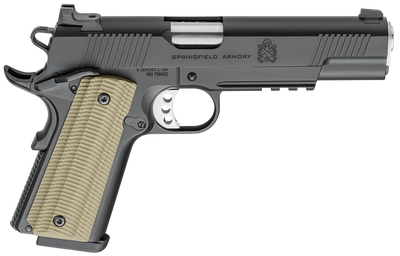 Springfield Armory PO9229 Operator 9mm Luger 5quot Stainless Match Grade Steel Barrel 91 Black Cerakote Serrated Slide
