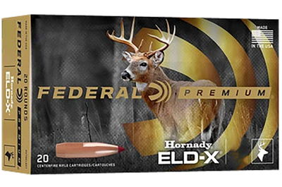 Federal Premium .30-06 CALIBER, 178gr, ELD-X - 20 Rounds [MPN: P3006ELDX1]