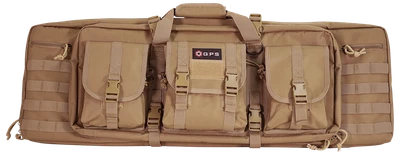 GPS Outdoors 36in Double Rifle Case FDE