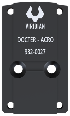 Viridian Weapon Technologies RFX 45 Docter Mounting Adapter 982-0027 Black
