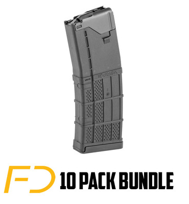 Lancer Magazine L5awm AR-15 - 5.56x45 30rd Opaque Black - 10 pack