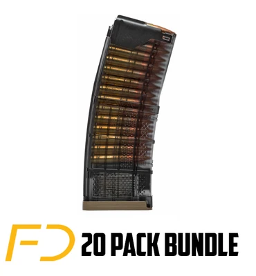 Lancer L5 Advanced Warfighter 300 Blackout 30 rnd Translucent Smoke - 20 pack