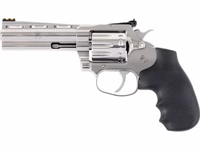 Colt King Cobra 22LR 6quot barrel 10 rounds Stainless Steel Matte Rubber Black grip MPN KCOBRA22SP6RFO