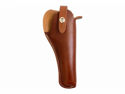 Hunter Company 2400-3 Crossdraw OWB Size 03 Chestnut Tan Leather Belt Slide Fits DA Revolver Fits 4.50" Barrel Right Hand