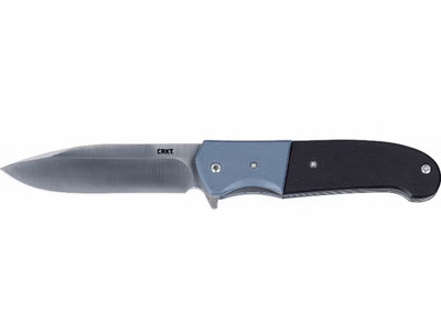 COLUMBIA RIVER 6880 Ignitor 3.48" Folding Drop Point Plain Satin 8Cr13MoV SS Blade/ Blue/Black G10 Handle Includes Pocket Clip
