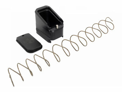 Shield Arms CZP10CME5BLK Magazine Extension for CZ P10-C/P07, 5rd (9mm), 4rd (40 S&W), Black Aluminum
