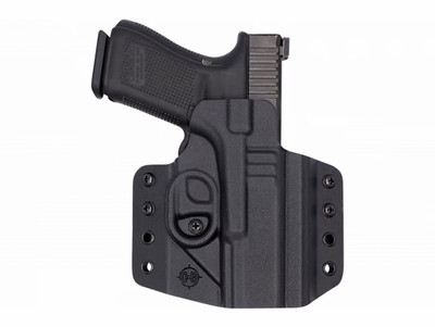 C&G Holsters 0006100 Covert OWB Black Kydex Belt Loop Fits Glock 19 Fits Glock 23 Fits Glock 45