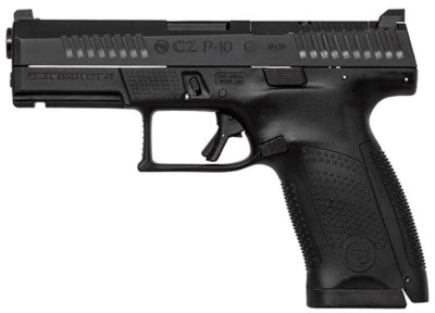 CZ P-10 C COMPACT 9MM 4" 15RD BLACK OPTIC READY FS