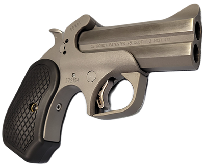 BOND ARMS ROWDY XL STAINLESS 45 LONG COLT410 GA 35quot BARREL 2ROUNDS BLACKSTAINLESS