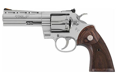 Colt Manufacturing Python 38 Special357 Magnum 5quot 6rd Stainless Steel Wood
