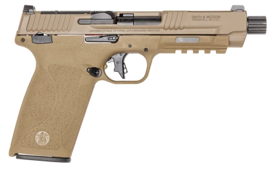 Smith amp Wesson MampP57 57x28mm 5quot 22rd Flat Dark Earth Cerakote 14004