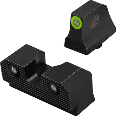 XS Sight Systems R3d 2.0 For Glock 43x/48 Optic/Suppressor Height Green Tritium