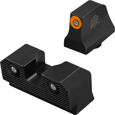 XS Sight Systems R3d 2.0 For Glock 43x/48 Optic/Suppressor Height Orange Tritium