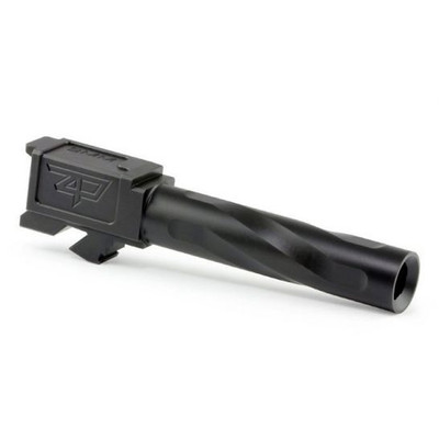 ZAFFIRI PRECISION GLOCK 19 GEN 1-4 FLUSH AND CROWN 9MM BARREL, BLACK NITRIDE - ZP.19BBN
