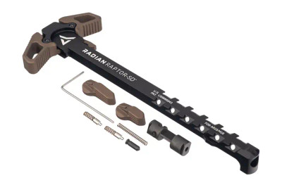 Radian Weapons Raptor SD Ambi Charging Handle & Talon Safety Selector Combo R0289 Brown