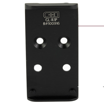 C&H Precision Weapons For Glock Mos V4 Adapter Sig Romeo1 P