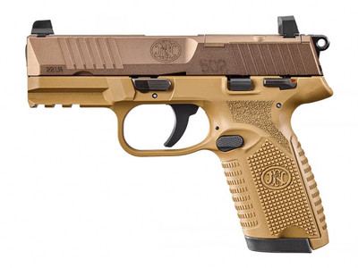 FN 502 MRD 22 LR 4quot 10 Rounds FDE Pistol Optics Ready