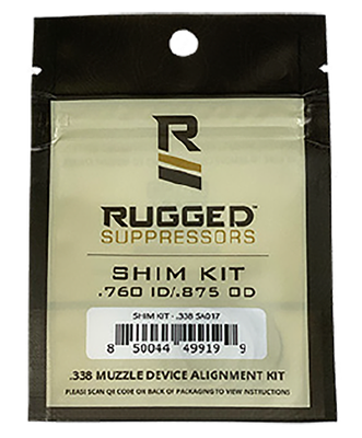 Rugged Suppressorss SA017 Shim Kit 338 Cal