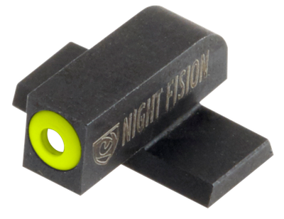 Night Fision Perfect Dot Tritium NS Set Springfield Armory XD-S/XD-E Green Front/Rear Yellow Front Ring U-Notch Rear