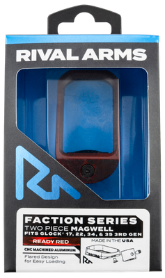 Rival Arms Faction Series Ready Red Magwell Glock 17 Gen 3 Aluminum RA17G101A