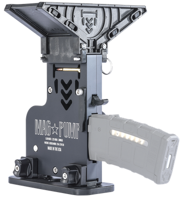 MagPump Elite AR-15 Magazine Loader .223 Rem/5.56 NATO 90 Round Hopper Feed With MagDump Magazine Stripper Polymer Housing Matte Black