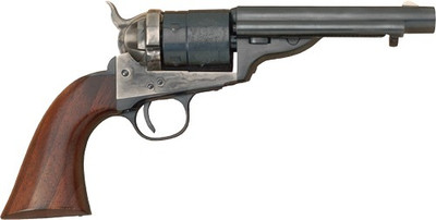 Cimarron Firearms 1860 RichardsMason 45 Long Colt 55quot Barrel 6 Rounds Walnut Grips Millennium Case HardenedBlued Finish