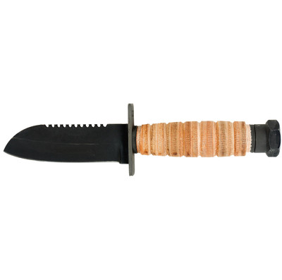 Ontario Journeyman Fixed in Blade Leather Handle