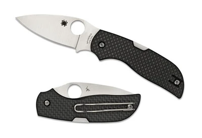 Spyderco Chaparral Folder 2.8 in Plain Gray FRN Handle