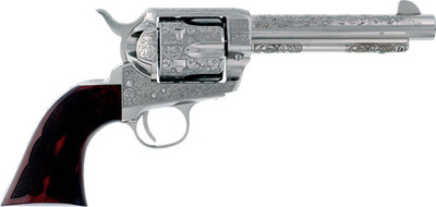 Cimarron Buffalo Bill Cody 357 Magnum 55quot 6rd Engraved Nickel