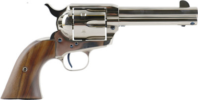 Standard Manufacturing Saa 45 Long Colt 4.75" 6rd Nickel Plated 1 Piece Grip