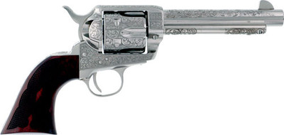 Cimarron Buffalo Bill Cody 45 Long Colt 55quot 6rd Engraved Nickel