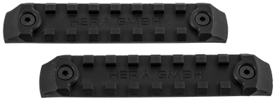 HERA Arms USA P-KMRS Polymer KeyMod Rail System 2 Pieces Per Package Polymer Matte Black