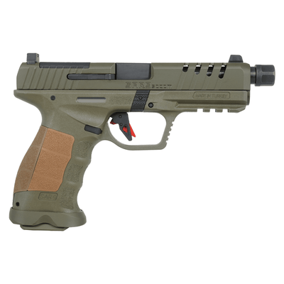 SAR 9x Socom 9mm 52quot Threaded Barrel 21rd Olive Drab Green