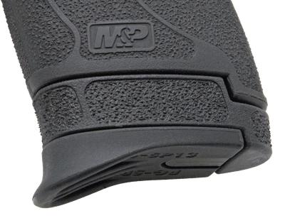 Pearce Grip PGSP13 Grip Extension Black Textured Polymer Fits 13rd/15rd Mags for S&W Equalizer & M&P Shield Plus