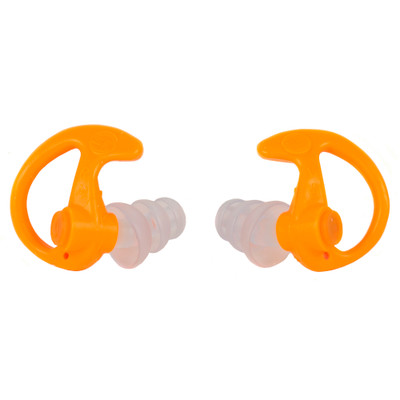 SureFire Triple Flanged Full Block Earplugs Med 1 Pr Orange