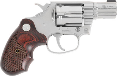 Colt Cobra TLS 38 Special 2quot 6rd Stainless DASA Revolver