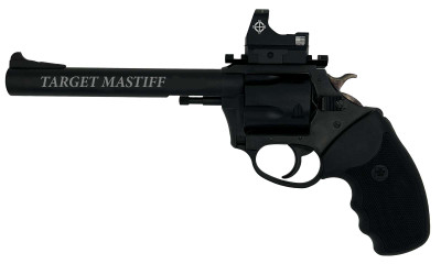 Charter Arms Target Mastiff 357 Mag 6quot 5rd Black Rubber Steel Frame