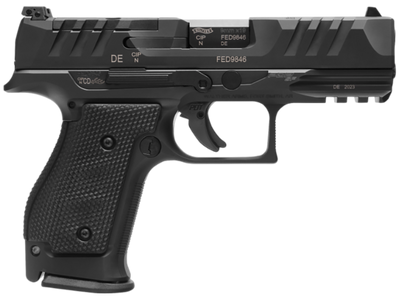 Walther Pdp Sf Compact 9mm  4quot Or 10shot Black Steel