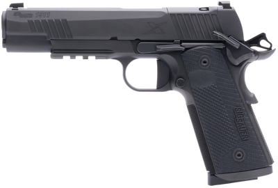 Sig 1911 X 45acp 5quot Xray3  Or 28rd G10 Steel Black