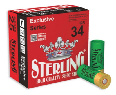 Sterling Exclusive Series 12 GA, 2-3/4in. 1-3/16oz. #6 Shot - 25 rounds
