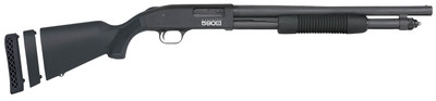 Mossberg 51607 590S Compact 12 Gauge Pump 3" 5+1 18.50" Matte Blued Steel Barrel