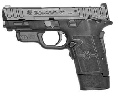 S&w Equalizer Ts 3.675" 9mm Oc - Crimson Trace Laserguard Blk
