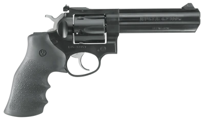 Ruger GP100 357 Magnum 5quot barrel 6 rnd Hogue Monogrip  Blued MPN 1756