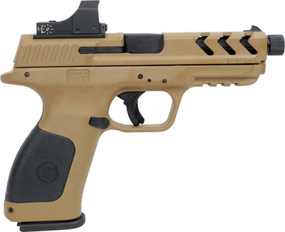 Girsan Mc28sa 9mm Adj. Sgt - W/optic 15-rd Fde Threaded Bbl