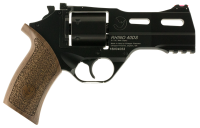 CHIAPPA FIREARMS RHINO 40DS 9MM 4quot BARREL 6ROUNDS BLACKWALNUT