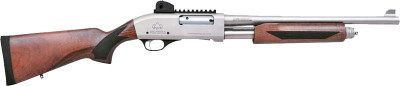 Black Aces Pro Series X 12ga. - 18.5" 6-shot Nickel Walnut