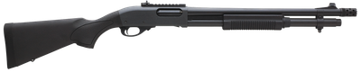 Remington Model 870 Express 12 Gauge 18.5" Barrel 7 Rounds 3" Chamber Black Finish Tactical Pump Action Shotgun XS Ghost Ring Sights Synthetic Stock 81198