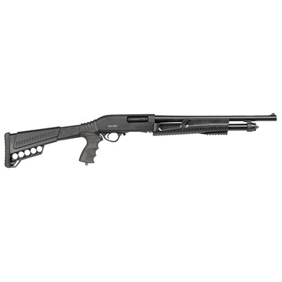 HATSAN 12GA 18" 5RD BLACK ESCORT SLUGGER TACT PUMP S