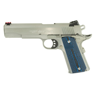 Colt Manufacturing 1911 Competition 9mm Luger Caliber 5quot National Match Barrel 91 Capacity Stainless Steel Blue O1072CCS